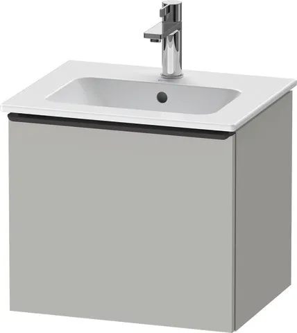 Duravit Waschtischunterschrank wandhängend „D-Neo“ 51 × 44 × 40,2 cm in Betongrau Matt