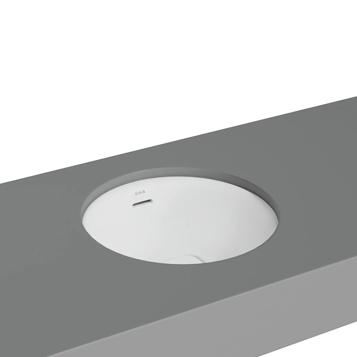 VitrA New Metropole Unterbauwaschtisch rund 40 cm Edelweiß VitrA New Metropole Unterbauwaschtisch rund 40 cm Edelweiß