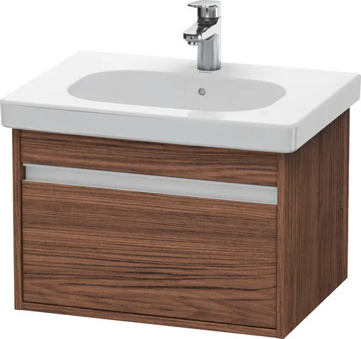 Duravit Waschtischunterschrank wandhängend „Ketho“ 60 × 41 × 45,5 cm Nussbaum Dunkel Duravit Waschtischunterschrank wandhängend „Ketho“ 60 × 41 × 45,5 cm Nussbaum Dunkel