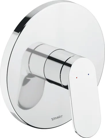 Duravit Einhand-Unterputz-Armatur „Wave“ in Chrom Duravit Einhand-Unterputz-Armatur „Wave“ in Chrom