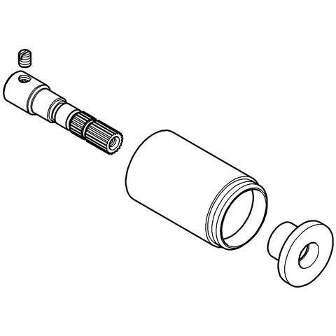 Verlängerung 45565, für Mengenregler, 37,5 mm, passend für, UP-Ventile 1/2', 3/4', 1' Verlängerung 45565, für Mengenregler, 37,5 mm, passend für, UP-Ventile 1/2', 3/4', 1'