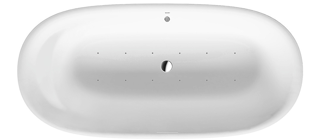 Duravit Badewanne „Cape Cod“ freistehend oval 185,5 × 88,5 cm 