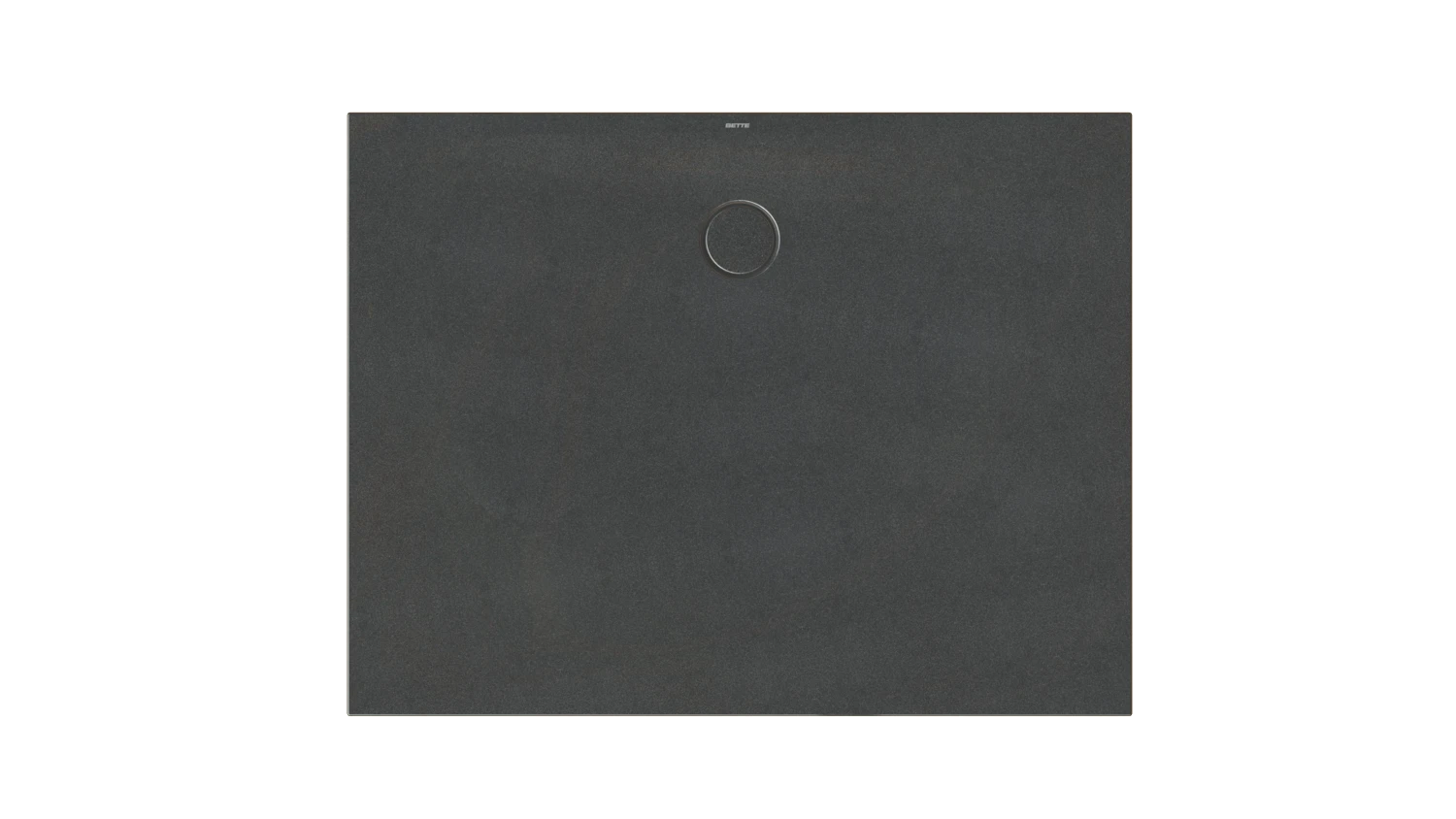 Bette rechteck Duschwanne „BetteFloor Side“ 1300 × 1000 mm ohne Oberflächenbeschichtung, ohne Oberflächenveredelung, ohne Wannenträger, in Midnight