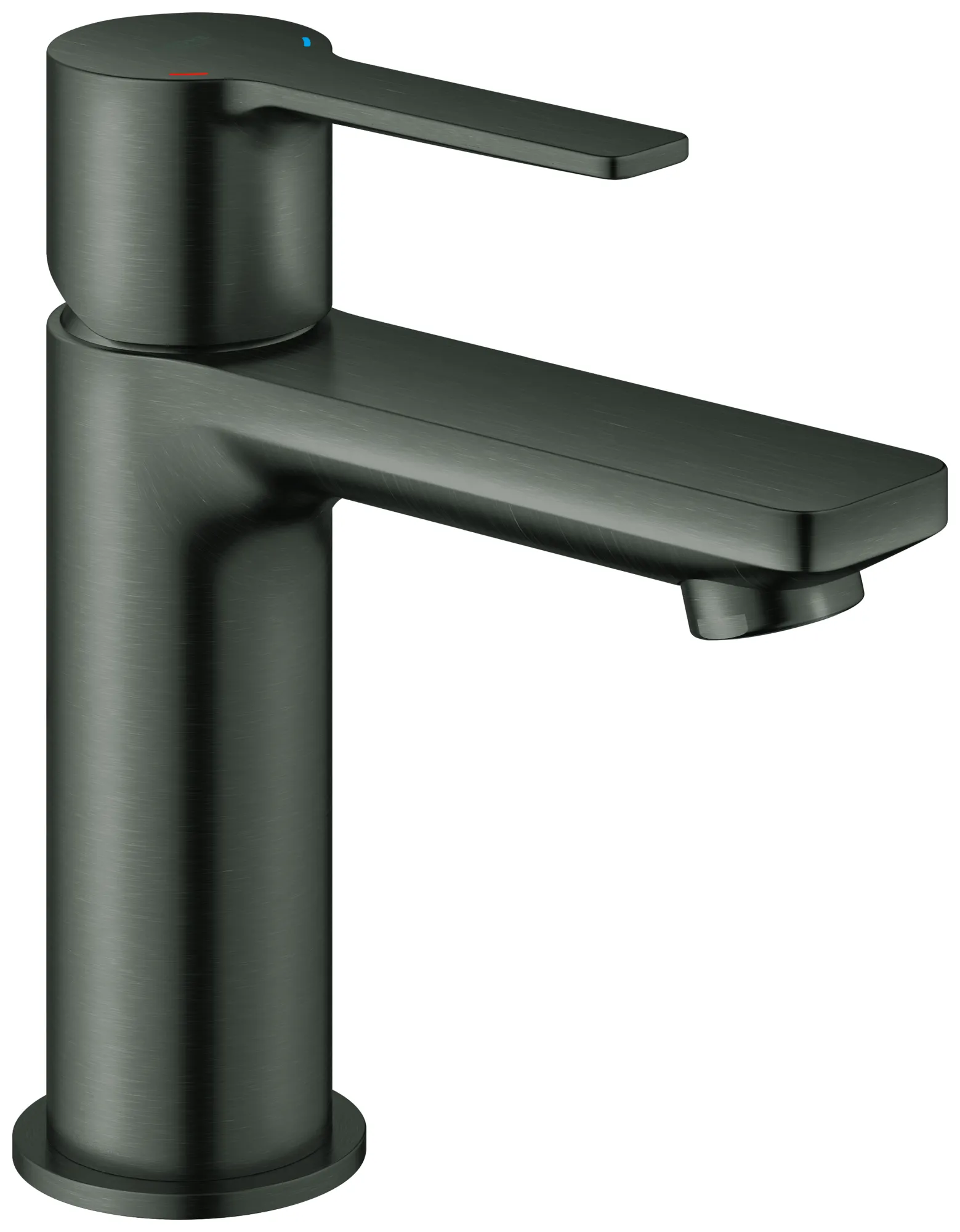 Grohe Lineare Einhand-Waschtischbatterie, ½ XS-Size, Einlochmontage, hard graphite gebürstet