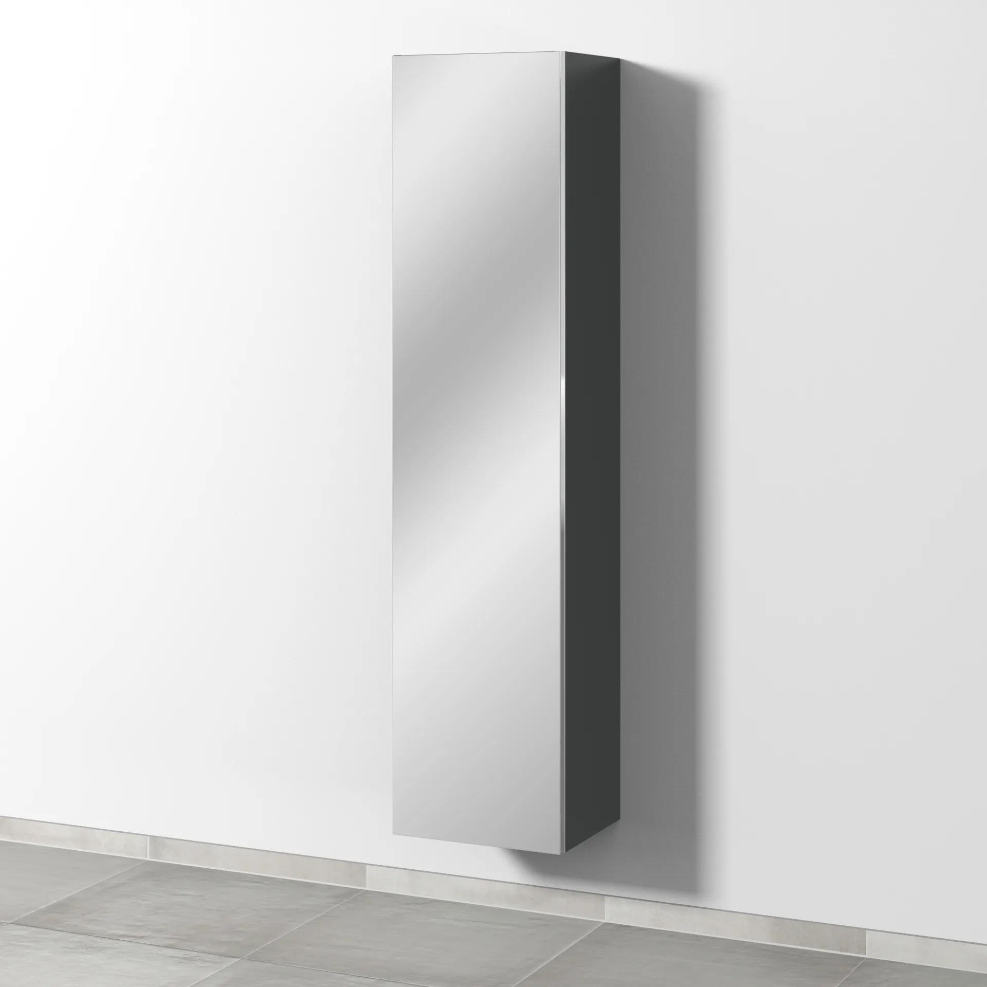 Sanipa Hochschrank „3way“ 400 × 1700 × 336 mm Anschlag links, in Anthrazit (matt), Anschlag links Sanipa Hochschrank „3way“ 400 × 1700 × 336 mm Anschlag links, in Anthrazit (matt), Anschlag links