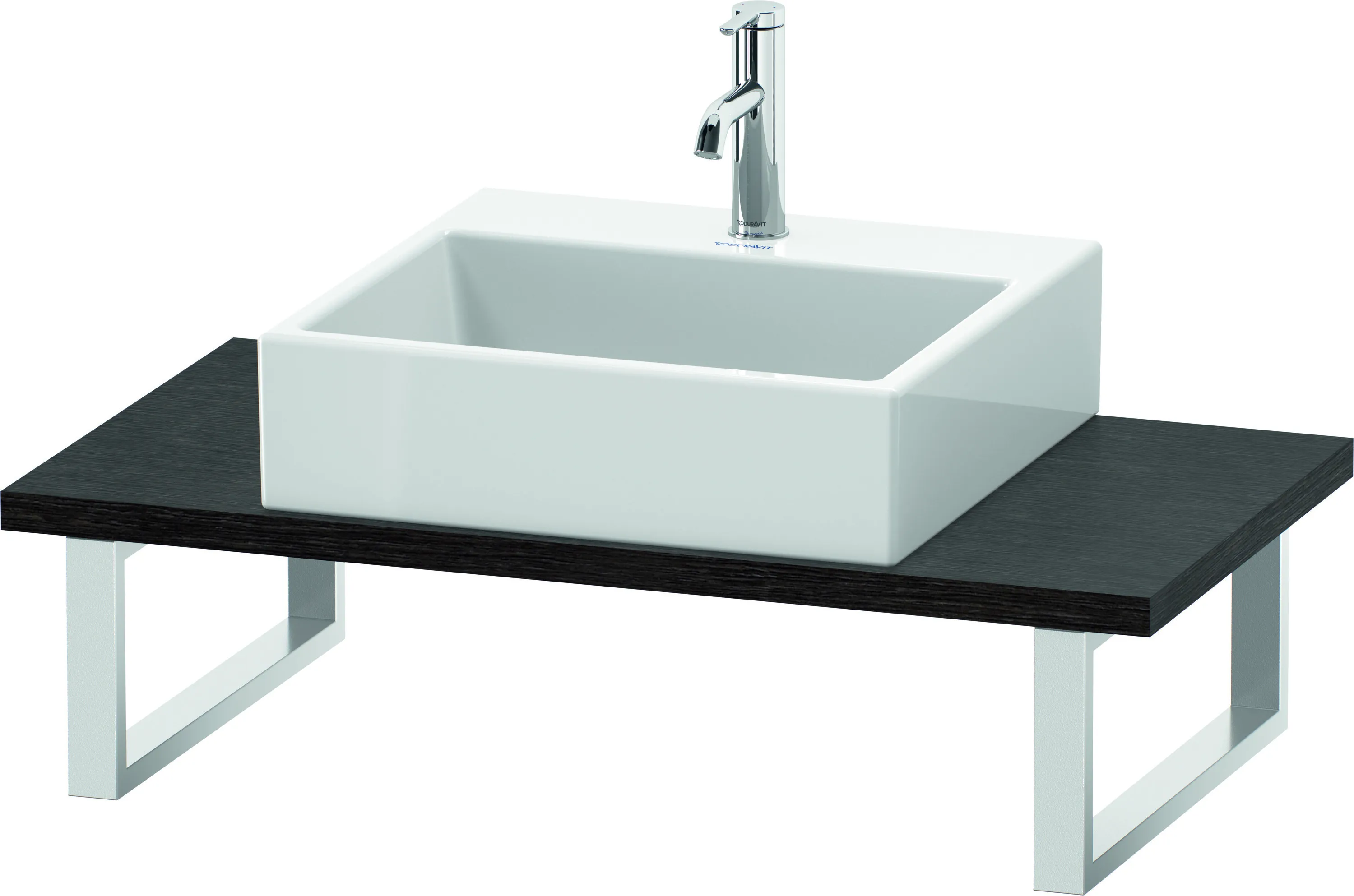 Duravit Konsole „L-Cube“ in Eiche Dunkel gebürstet