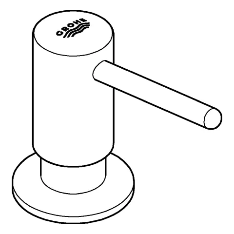 Grohe Seifenspender Contemporary, LongLife Oberfläche, 500 ml in supersteel