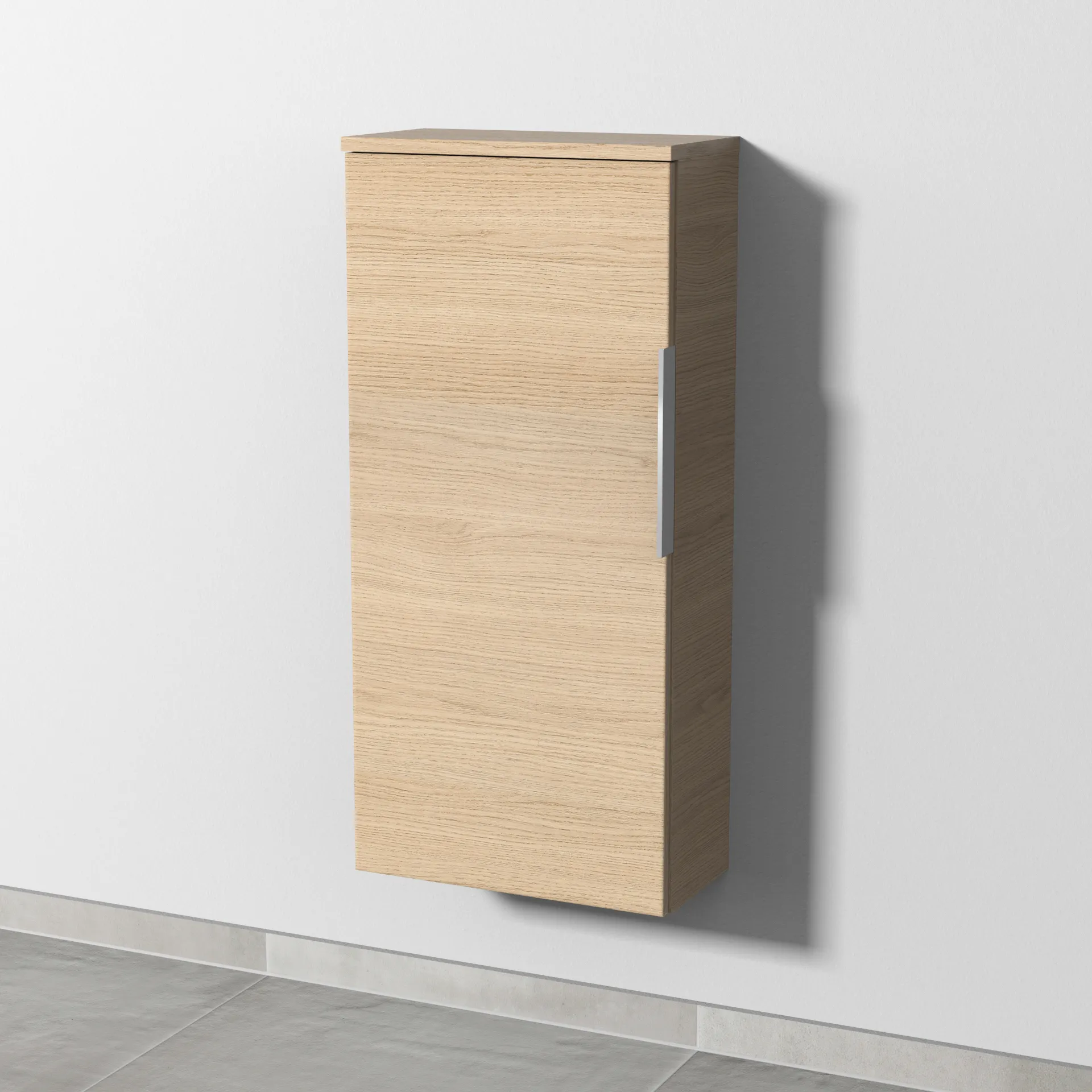 Sanipa Mittelschrank „3way“ 400 × 850 × 199 mm Anschlag links, in Eiche Nordic, Anschlag links Sanipa Mittelschrank „3way“ 400 × 850 × 199 mm Anschlag links, in Eiche Nordic, Anschlag links