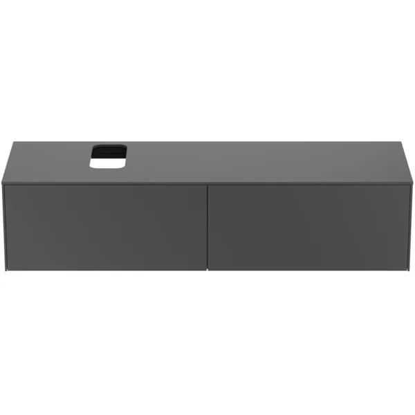 Ideal Standard Waschtischunterschrank Conca, 2 Auszüge, anthrazit