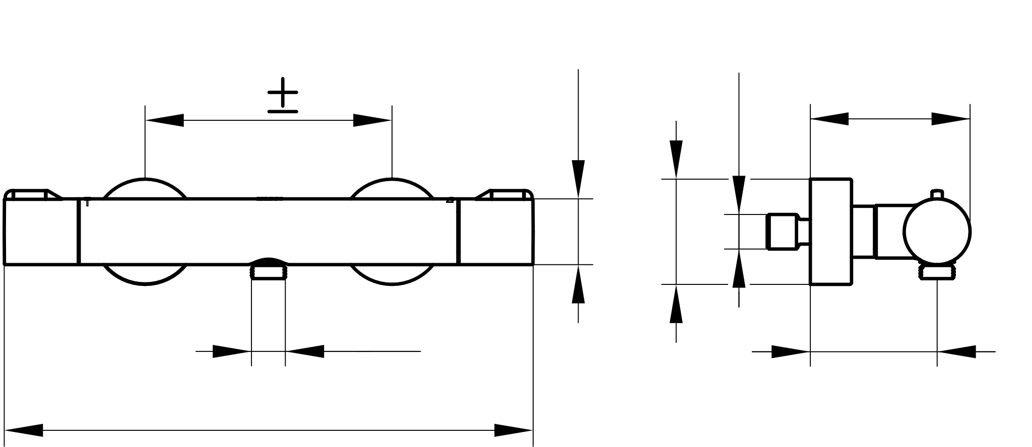 Plan blue 53926171001 Thermostat-Brausemischer Aufputz Aluminium-finish Plan blue 53926171001 Thermostat-Brausemischer Aufputz Aluminium-finish