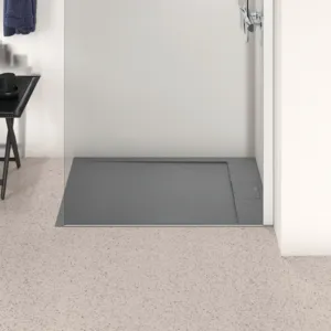 Ideal Standard Duschwanne „UltraFlatSi.life“ 70 × 100 cm in Quarzgrau
