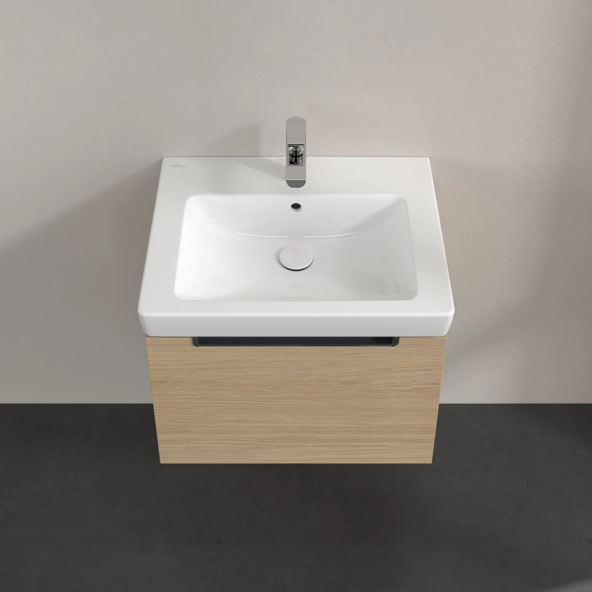 Villeroy & Boch Waschtischunterschrank „Subway 2.0“ 587 × 420 × 454 mm Nordic Oak, für Becken mittig, ohne Beleuchtung Villeroy & Boch Waschtischunterschrank „Subway 2.0“ 587 × 420 × 454 mm Nordic Oak, für Becken mittig, ohne Beleuchtung