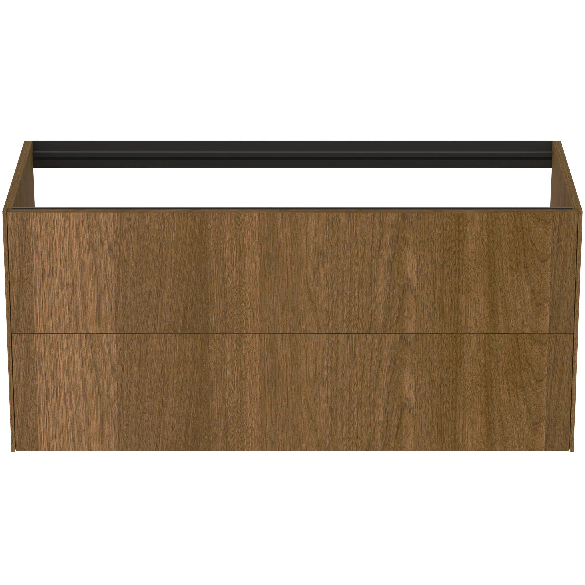 Ideal Standard Waschtischunterschrank „Conca“ 120 × 54 × 50,5 cm Walnuss dunkel Furnier Ideal Standard Waschtischunterschrank „Conca“ 120 × 54 × 50,5 cm Walnuss dunkel Furnier