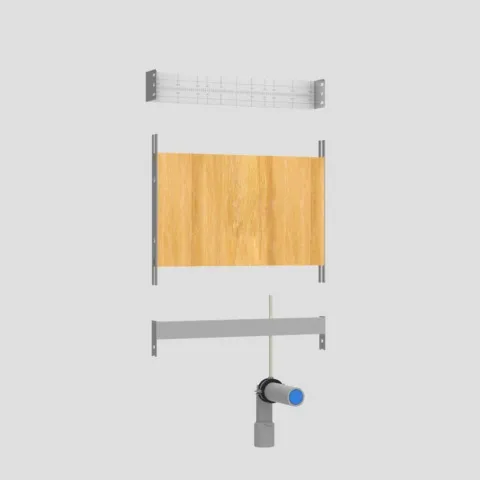 SANIT Modul Waschtisch -u. Ausgussbecken mit AP-Armatur SANIT Modul Waschtisch -u. Ausgussbecken mit AP-Armatur