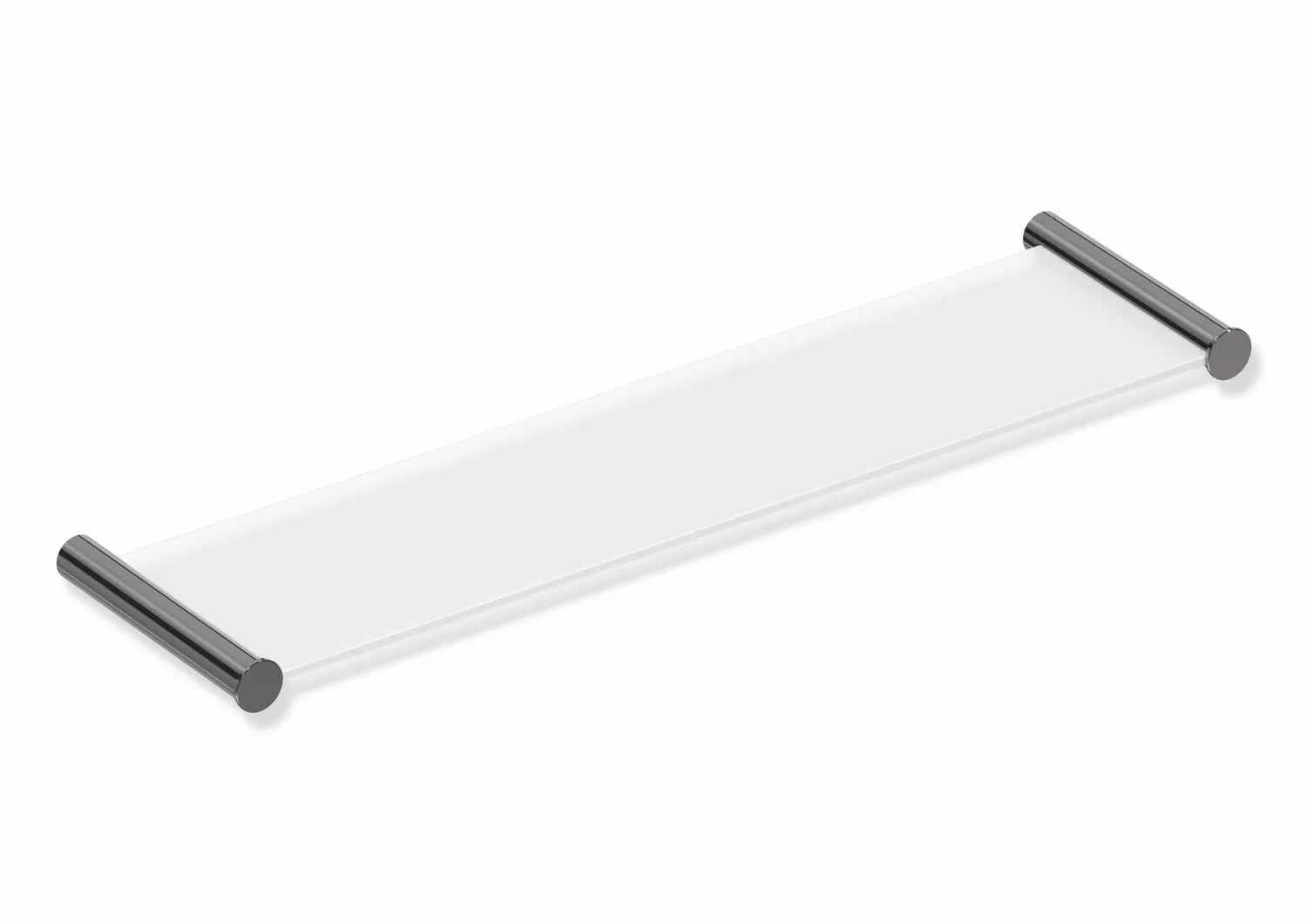 Ablage des Systems 162, Edelstahl, PVD, bestehend aus seitlichen Halteelementen und Ablagefläche aus Glas, 450 mm breit, 122 mm tief, in Farbe CK (Messing glänzend) Ablage des Systems 162, Edelstahl, PVD, bestehend aus seitlichen Halteelementen und Ablagefläche aus Glas, 450 mm breit, 122 mm tief, in Farbe CK (Messing glänzend)