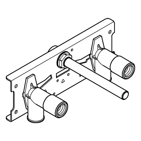 Thermostat-Rohbauset Eurosmart CE 39383, 230 V, zur Verwendung mit Eurosmart Cosmopolitan E Thermostat 230 V Thermostat-Rohbauset Eurosmart CE 39383, 230 V, zur Verwendung mit Eurosmart Cosmopolitan E Thermostat 230 V