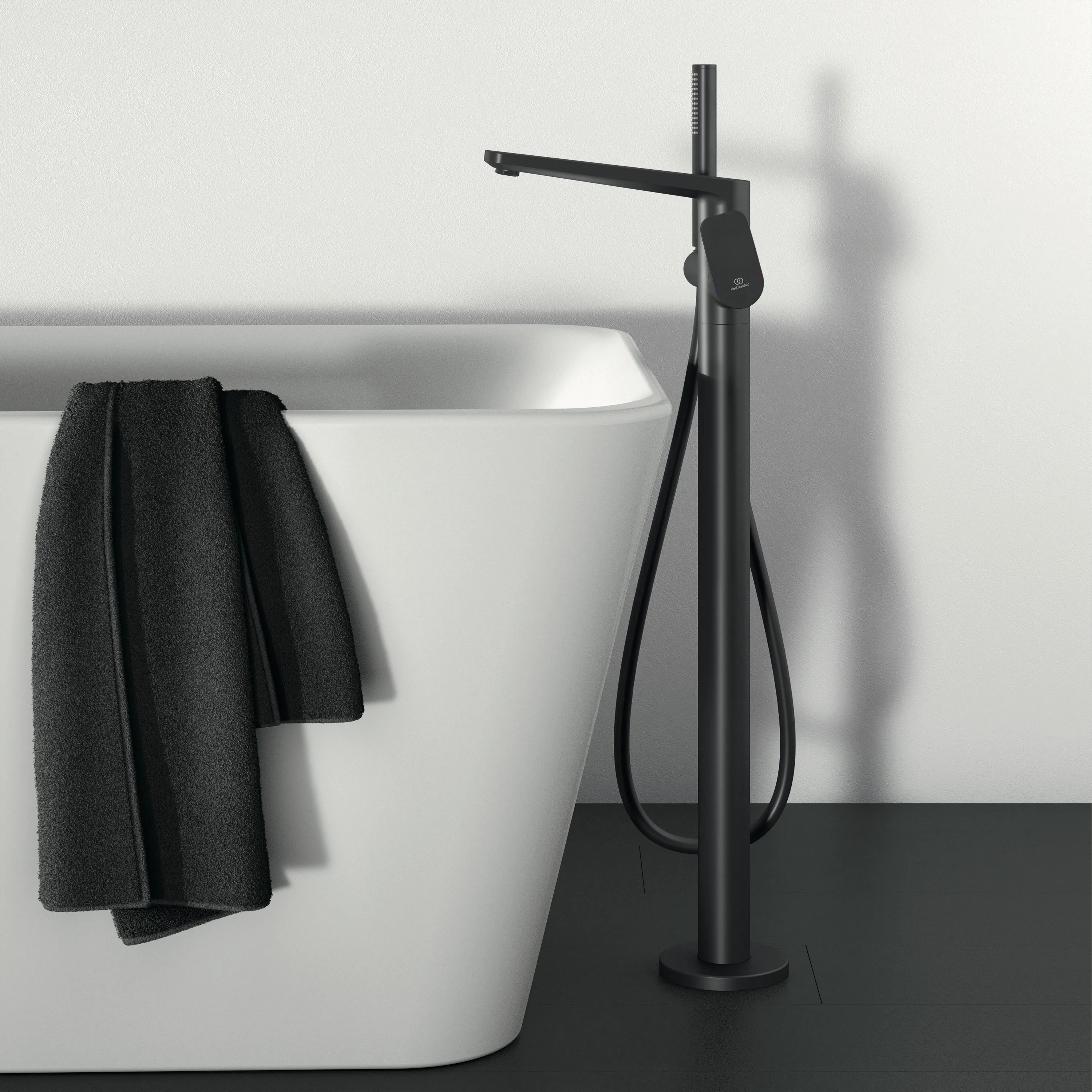 freistehende Wannenarmatur Tonic II, Bausatz 2, mit Stick-HB, Ausladung 220mm, Chrom freistehende Wannenarmatur Tonic II, Bausatz 2, mit Stick-HB, Ausladung 220mm, Chrom