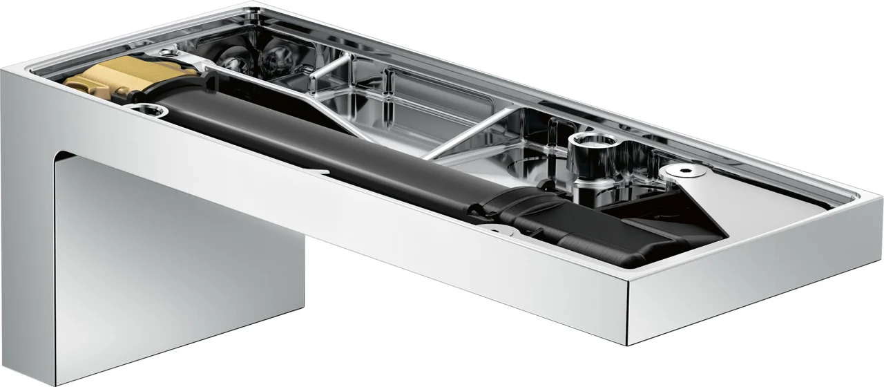 Hansgrohe AXOR MyEdition Wanneneinlauf ohne Platte, Chrom, Ausladung 176 mm, Wandmontage, max. Durchfluss 24 l/min bei 3 bar, Anschluss DN15 Hansgrohe AXOR MyEdition Wanneneinlauf ohne Platte, Chrom, Ausladung 176 mm, Wandmontage, max. Durchfluss 24 l/min bei 3 bar, Anschluss DN15