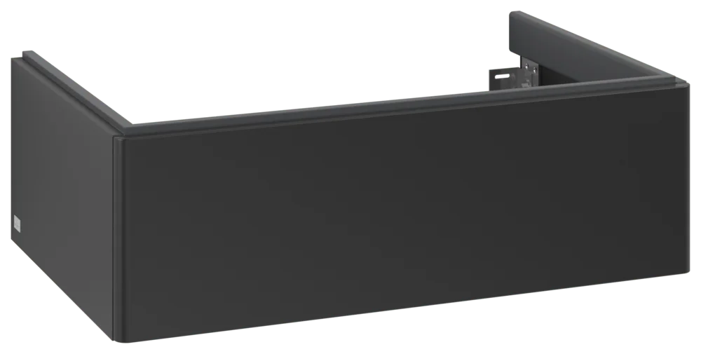 Villeroy & Boch Waschbeckenunterschrank Antao K01, eckig, Black Matt Lacquer, 788 x 256 x 496 mm, Höhe 256 mm, Wanneneinbaumaß 788 mm Villeroy & Boch Waschbeckenunterschrank Antao K01, eckig, Black Matt Lacquer, 788 x 256 x 496 mm, Höhe 256 mm, Wanneneinbaumaß 788 mm