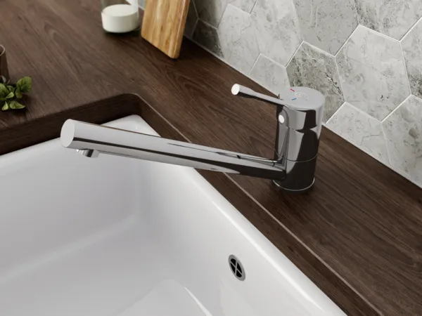 Küchenarmatur Ceralook, Ausladung 230mm, Chrom Küchenarmatur Ceralook, Ausladung 230mm, Chrom