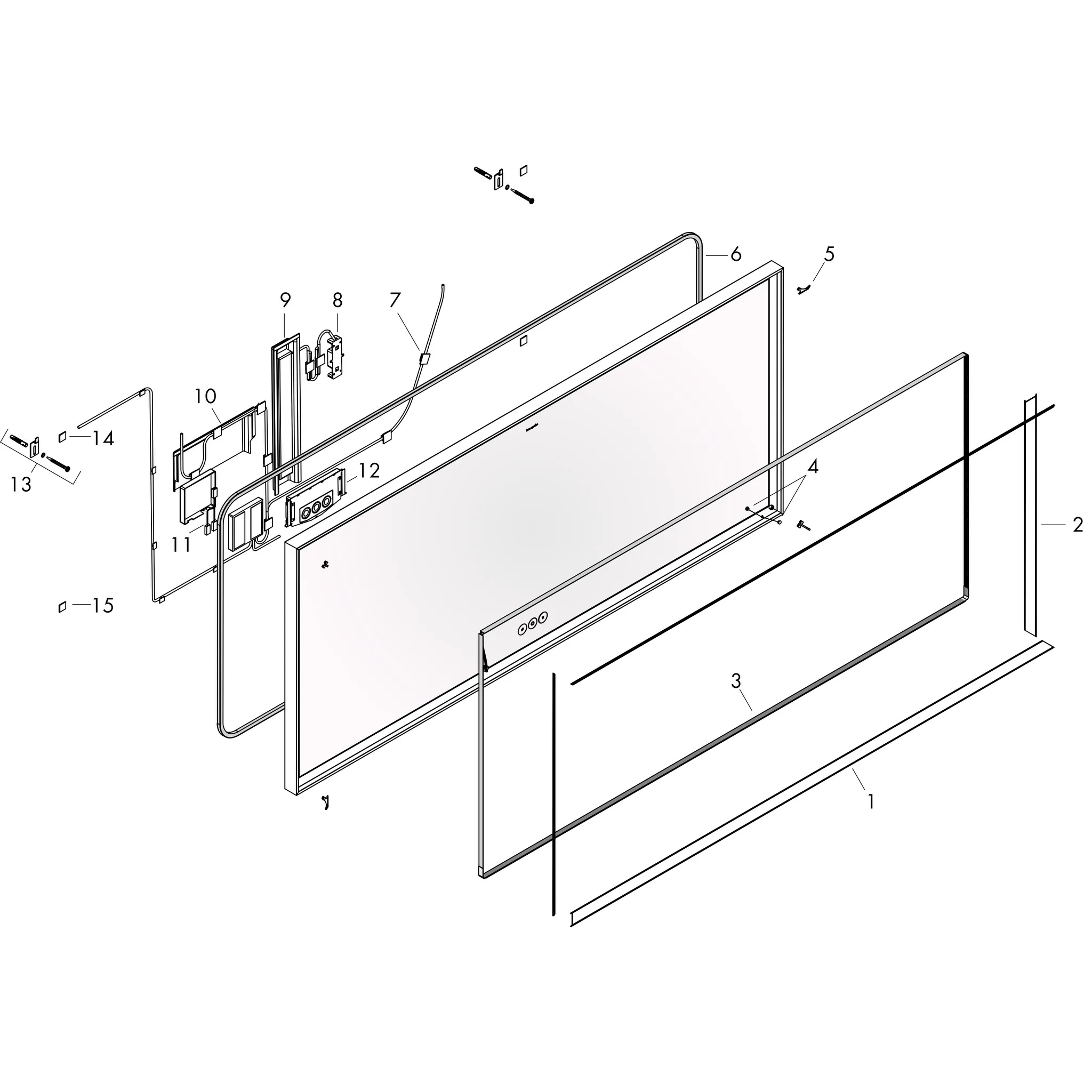 Hansgrohe Xarita E Spiegel mit LED-Beleuchtung, 1600x700x50 mm, Mattweiß Hansgrohe Xarita E Spiegel mit LED-Beleuchtung, 1600x700x50 mm, Mattweiß