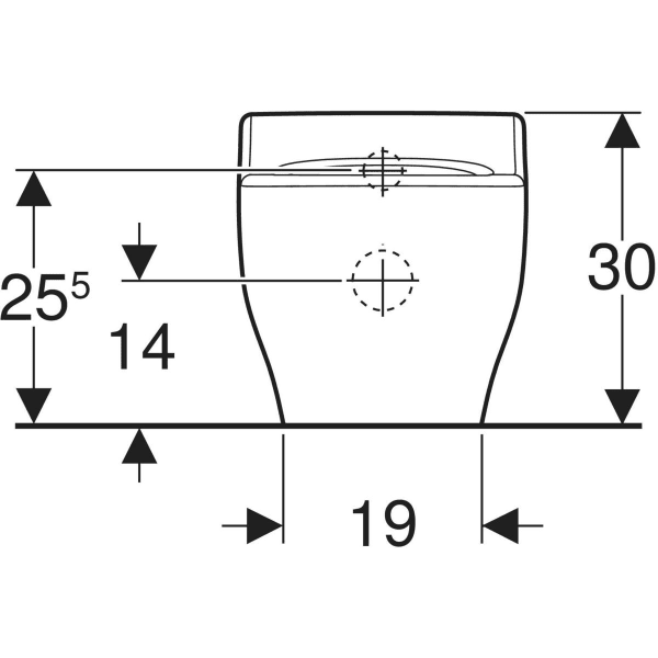 WC „Bambini“, Befestigung verdeckt WC „Bambini“, Befestigung verdeckt