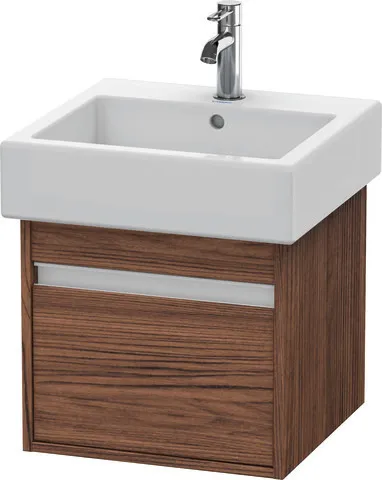 Duravit Waschtischunterschrank wandhängend „Ketho“ 45 × 41 × 44 cm Nussbaum Dunkel