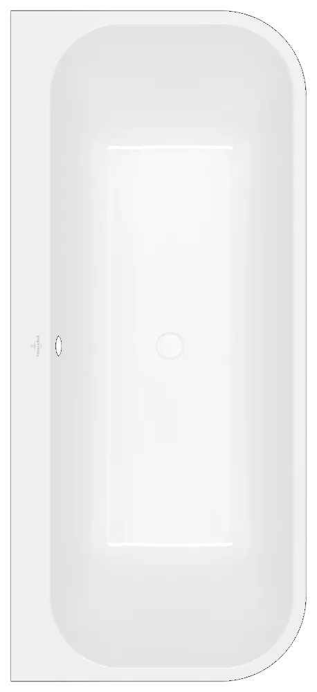 Villeroy & Boch Badewanne „Architectura“ vorwand rechteck 170 × 75 cm, mittig