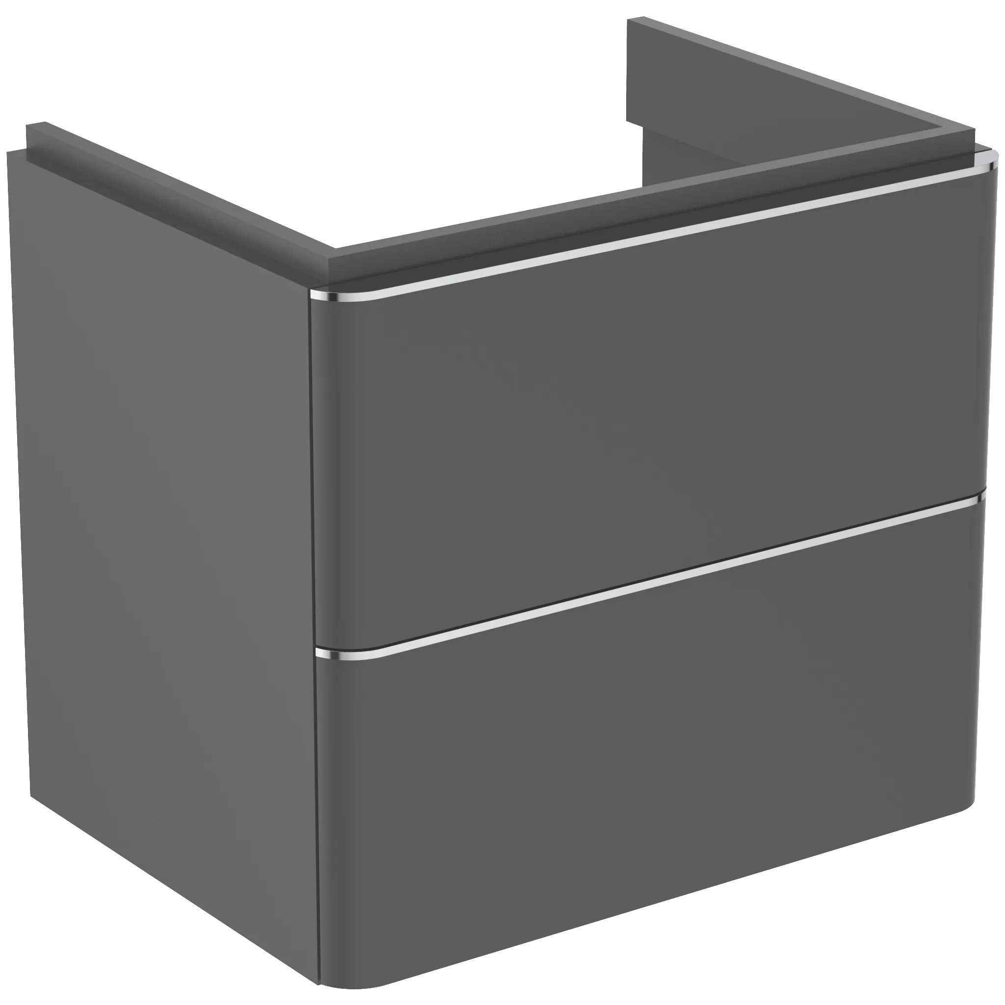 Ideal Standard Adapto Untere Schubladenfront Anthrazit matt lackiert 570 mm für Waschtischunterschrank Ideal Standard Adapto Untere Schubladenfront Anthrazit matt lackiert 570 mm für Waschtischunterschrank