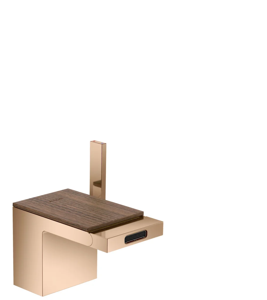 Hansgrohe AXOR MyEdition Platte 117 mm, Amerikanischer Nussbaum, abnehmbar