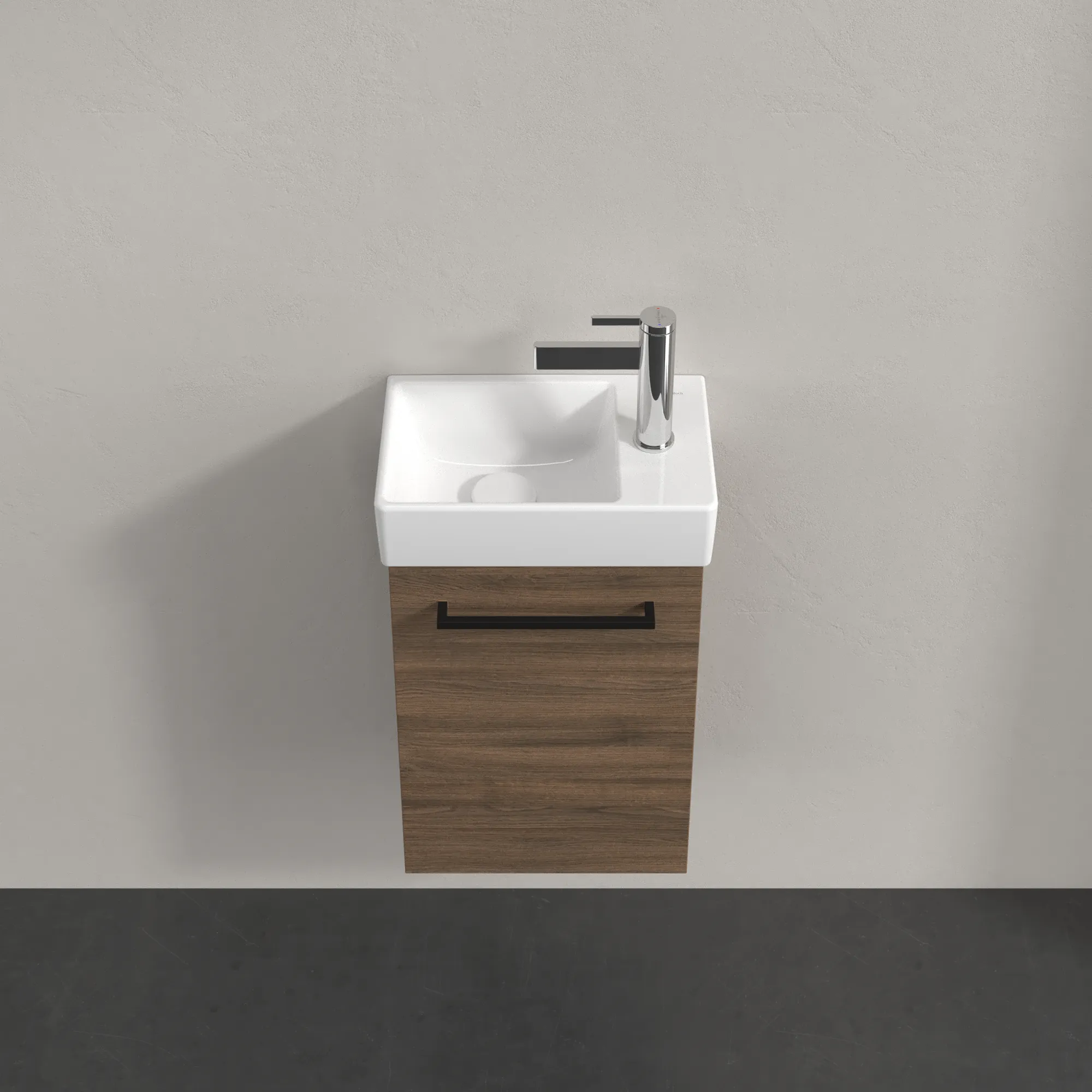 Villeroy & Boch Waschbeckenunterschrank Avento, Arizona Oak, 340 x 514 x 200 mm, 1 Tür, SoftClosing, Wandmontage