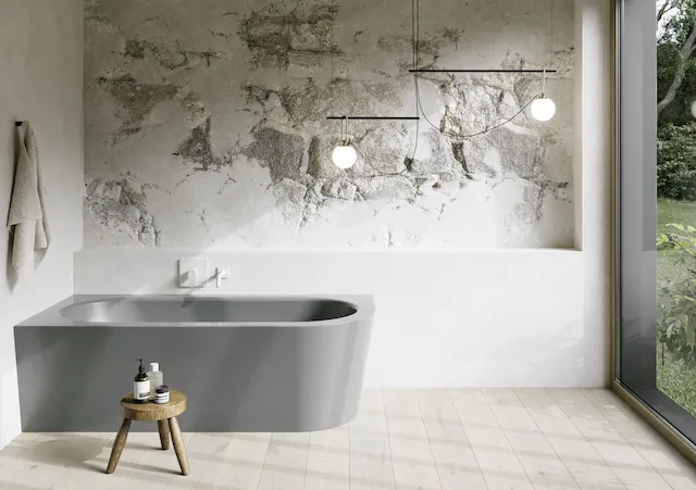 Bette BetteSilhouette Badewanne 2-Sitzer, Eck, Hazel, 1950x950x420 mm, Randhöhe 575 mm