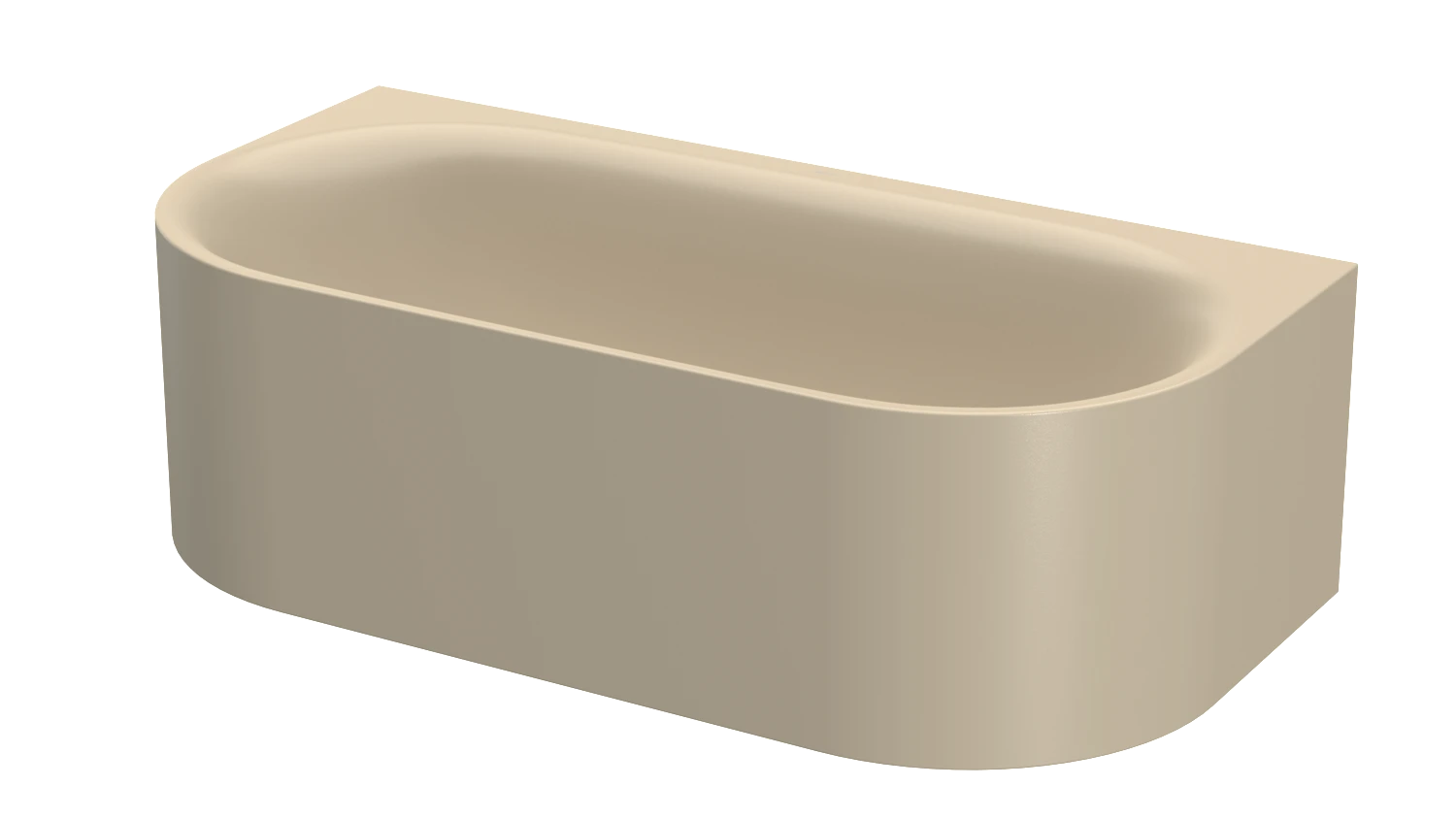 Bette BetteSilhouette Badewanne Lux Oval I Silhouette, 1900 x 950 mm, Sand, glasierter Titan-Stahl, 2-Sitzer, Randhöhe 575 mm Bette BetteSilhouette Badewanne Lux Oval I Silhouette, 1900 x 950 mm, Sand, glasierter Titan-Stahl, 2-Sitzer, Randhöhe 575 mm