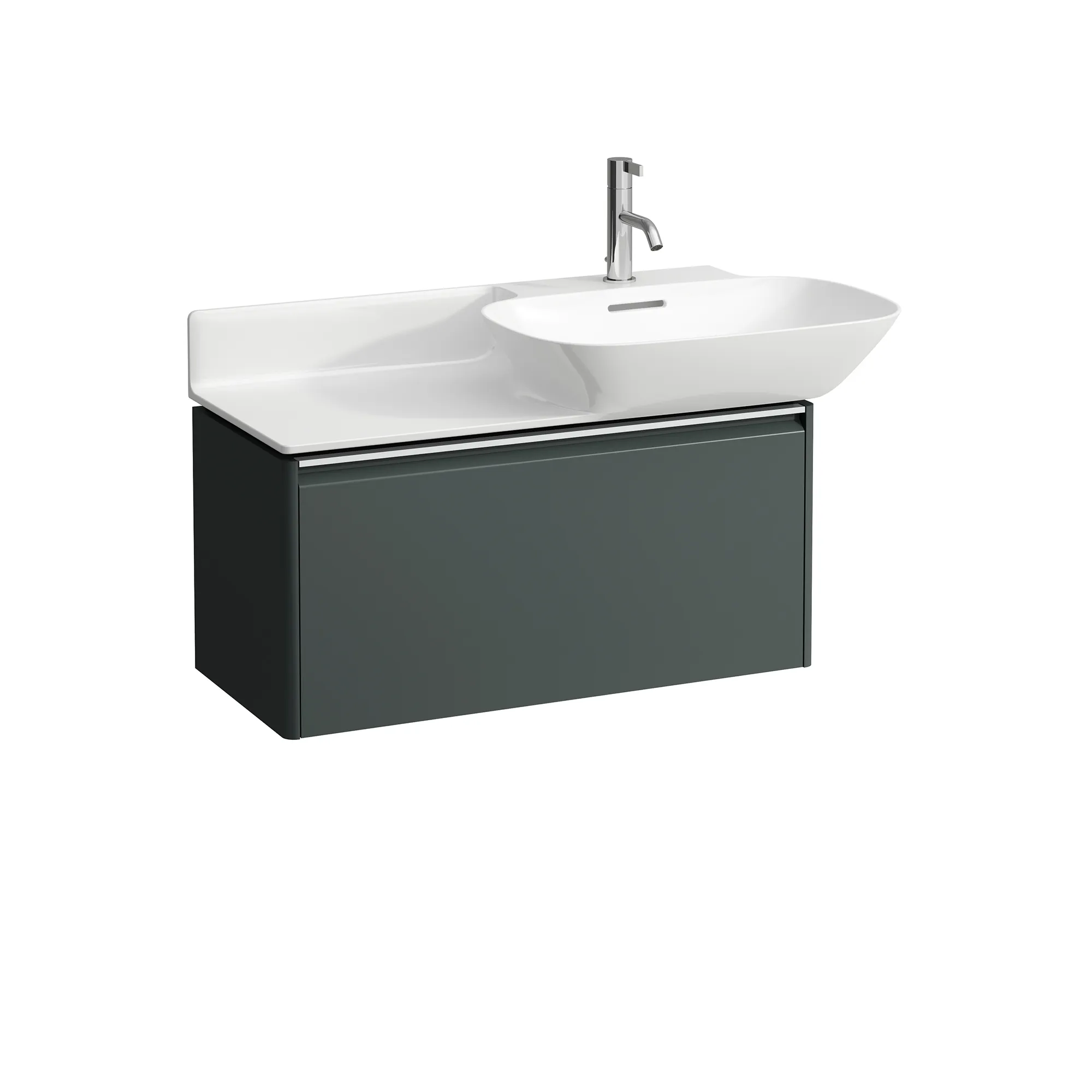 Waschtischunterbau BASE für INO 339x317x515 1 Schublade mit Griff aluminium eloxiert für Waschtische H813301/2 weiß matt Waschtischunterbau BASE für INO 339x317x515 1 Schublade mit Griff aluminium eloxiert für Waschtische H813301/2 weiß matt
