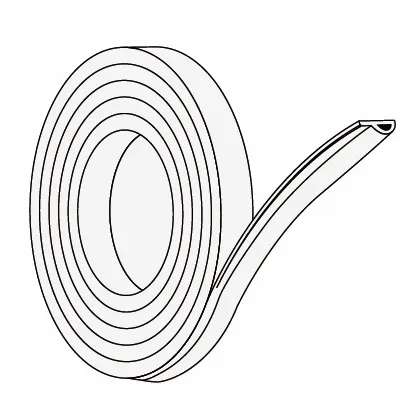 Laufen Schallschutz Hohlraumprofil aus Moosgummi für Urinale Laufen Schallschutz Hohlraumprofil aus Moosgummi für Urinale