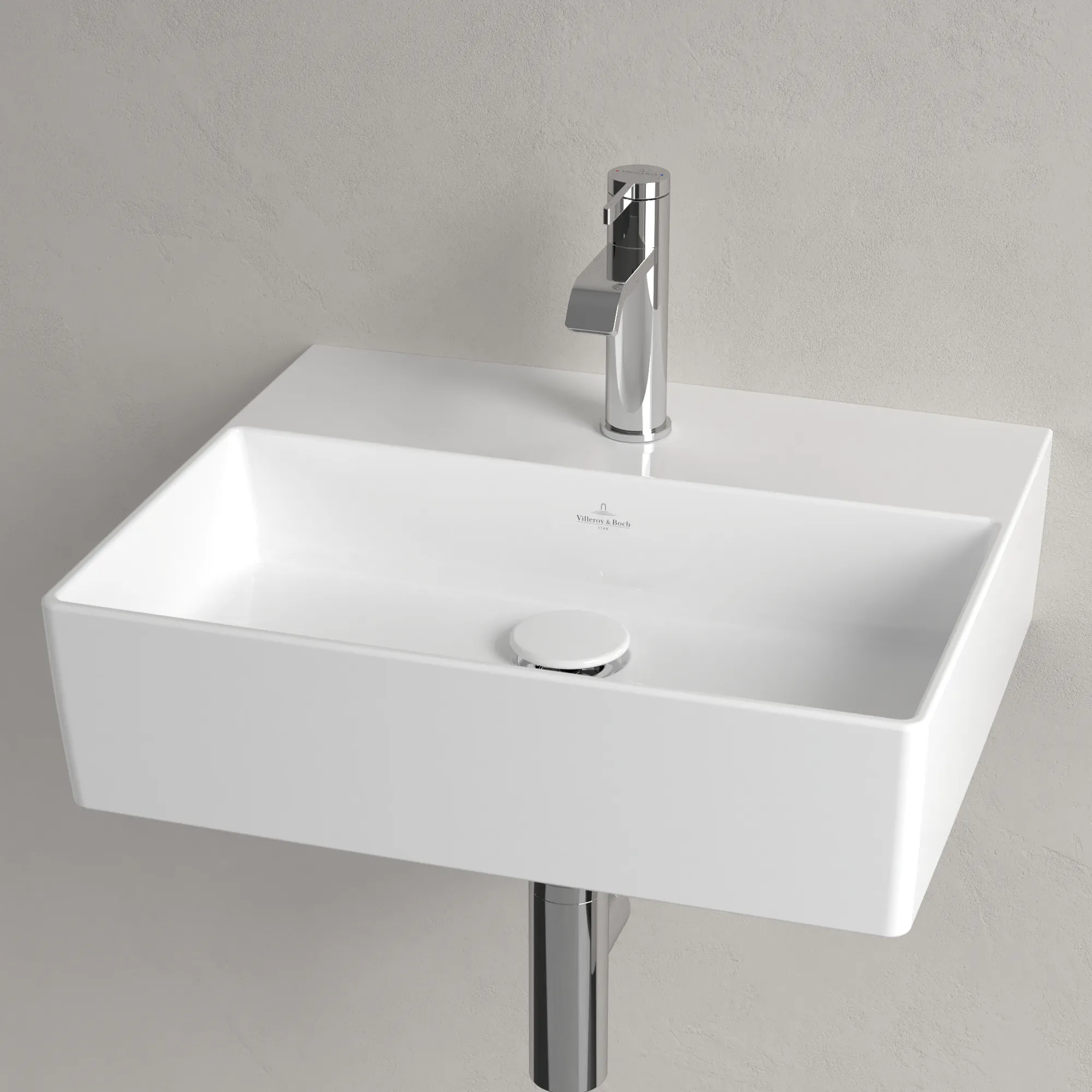 Villeroy & Boch Waschbecken Memento 2.0 4A2251, 500 x 420 mm, Rechteck, 1HL. Villeroy & Boch Waschbecken Memento 2.0 4A2251, 500 x 420 mm, Rechteck, 1HL.