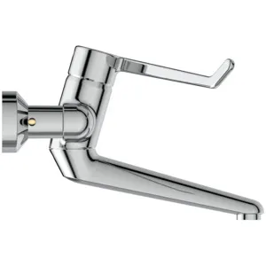 Ideal Standard Ceraplus Wandwaschtisch-Sicherheitsarmatur B8225AA, absperrbarer S-Anschluss, Hebel 230mm, Ausladung 200mm, Chrom Ideal Standard Ceraplus Wandwaschtisch-Sicherheitsarmatur B8225AA, absperrbarer S-Anschluss, Hebel 230mm, Ausladung 200mm, Chrom