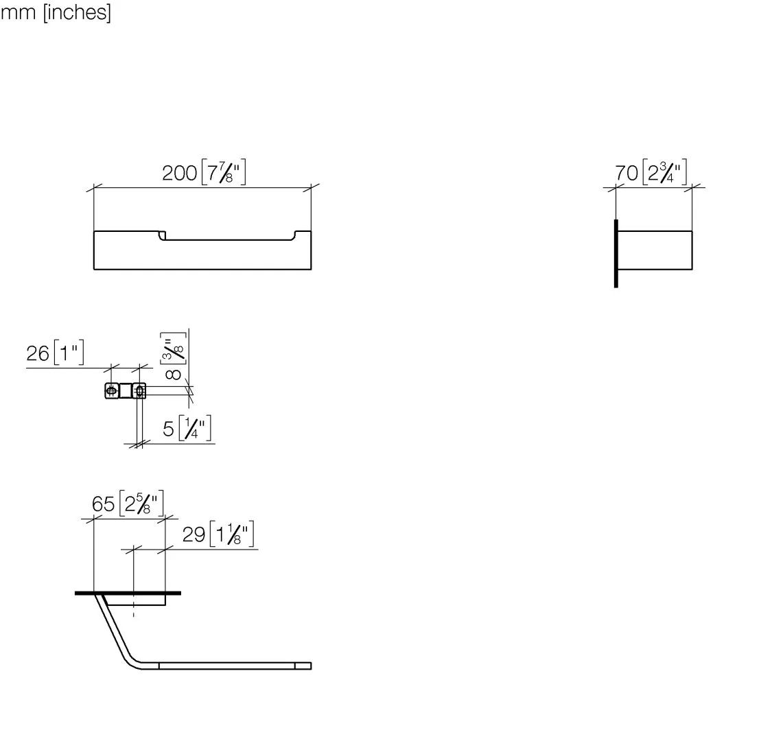 Papierrollenhalter ohne Deckel CL.1 Chrom 83500705