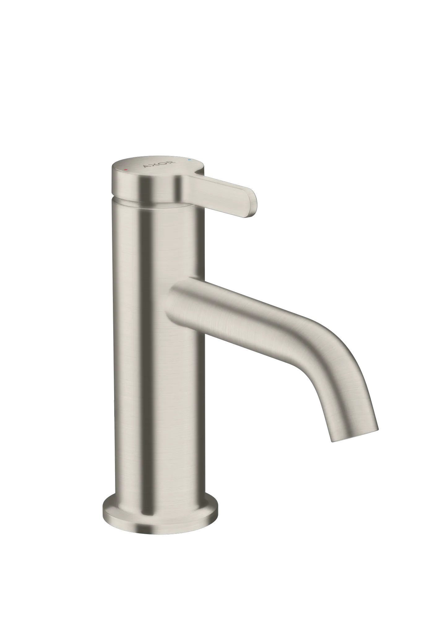 Hansgrohe AXOR One Einhebel-Waschtischmischer 70 mit Hebelgriff, Edelstahl Optic
