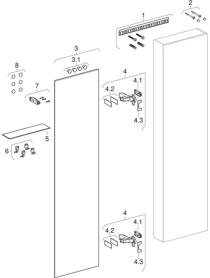 Geberit Hochschrank