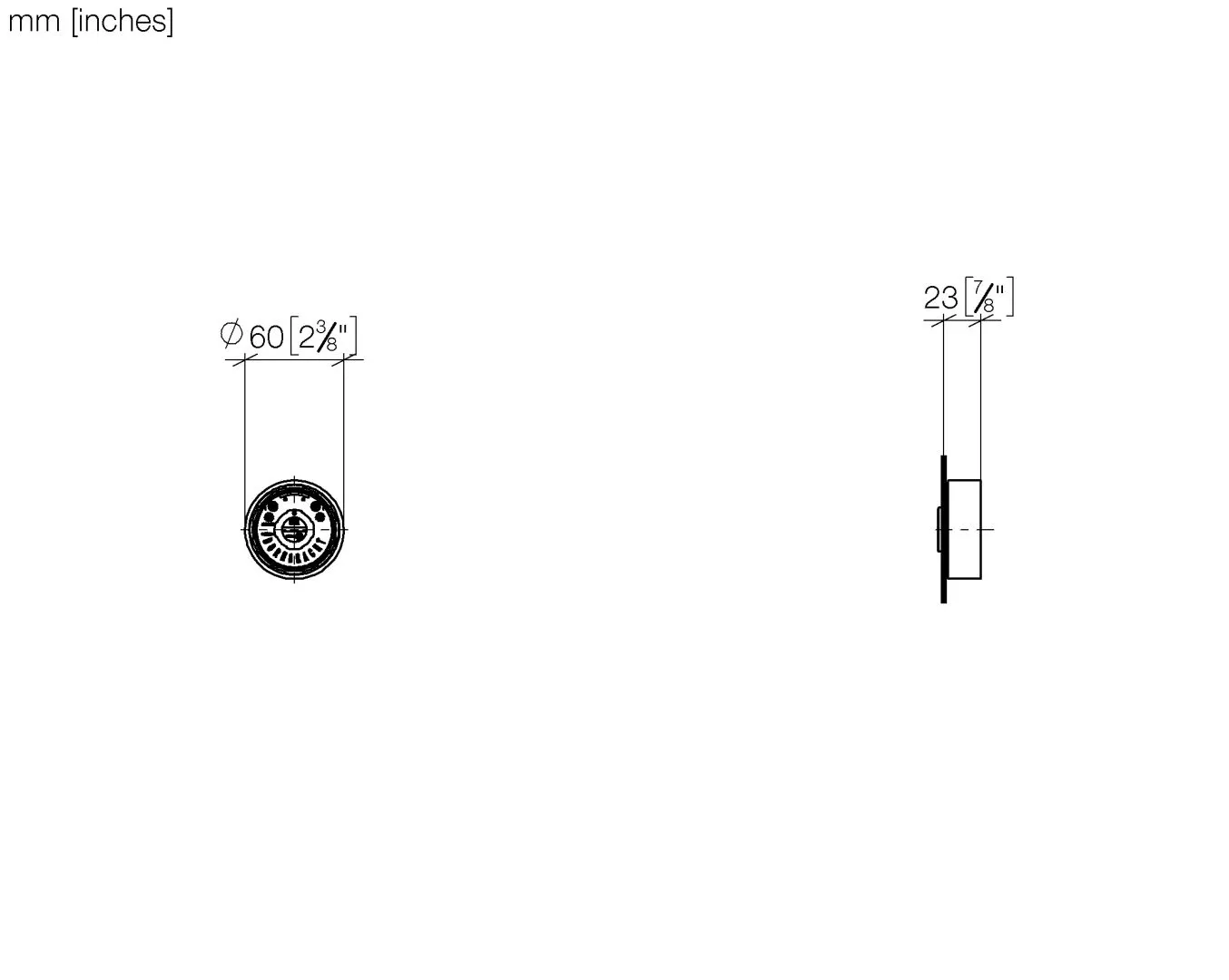 Unterputzventil rechtsschließend CYO Chrom 36608811 Unterputzventil rechtsschließend CYO Chrom 36608811