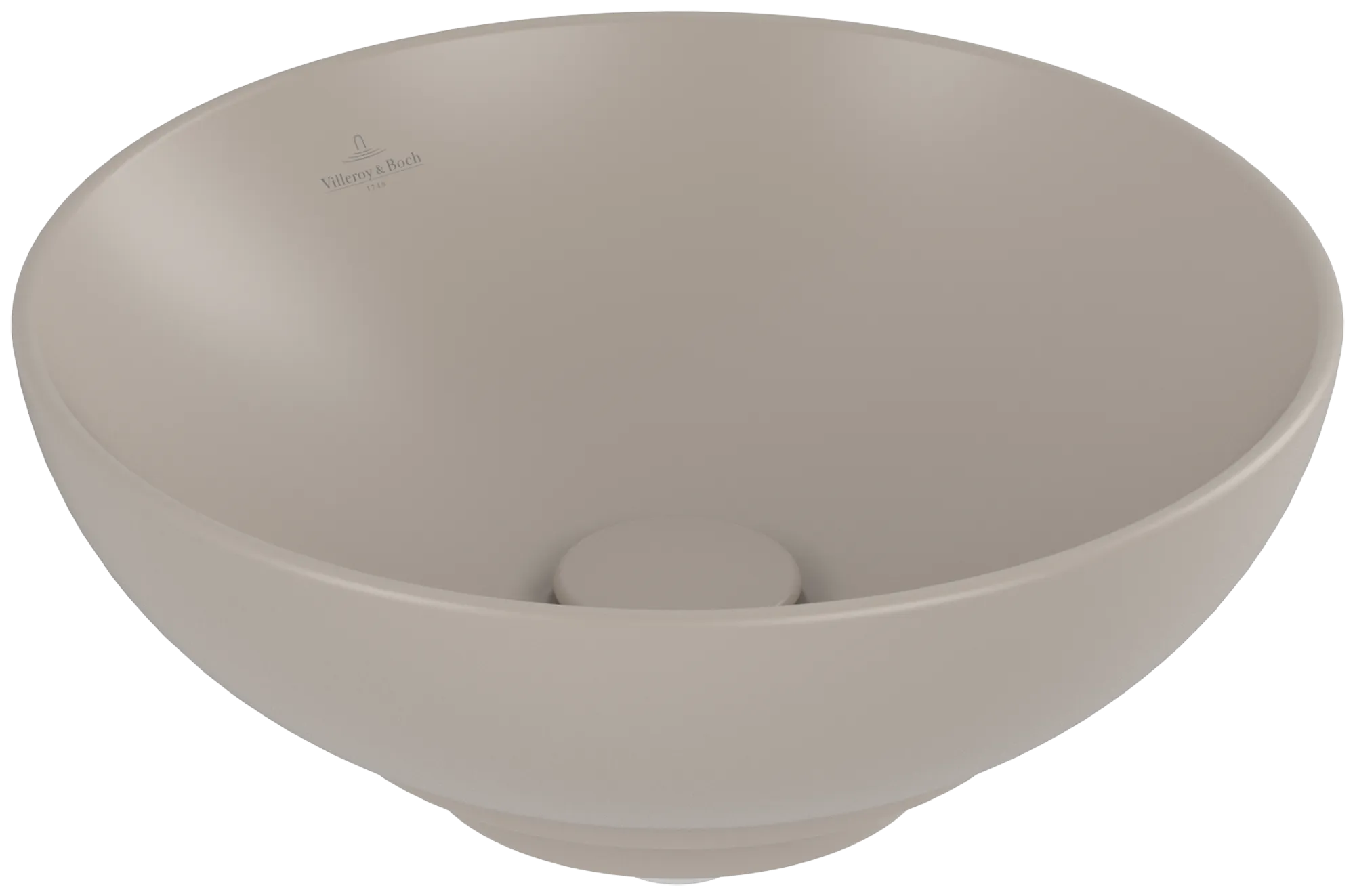 Villeroy & Boch Aufsatzwaschbecken Loop & Friends Almond CeramicPlus 380x380x150mm mit Überlauf Villeroy & Boch Aufsatzwaschbecken Loop & Friends Almond CeramicPlus 380x380x150mm mit Überlauf