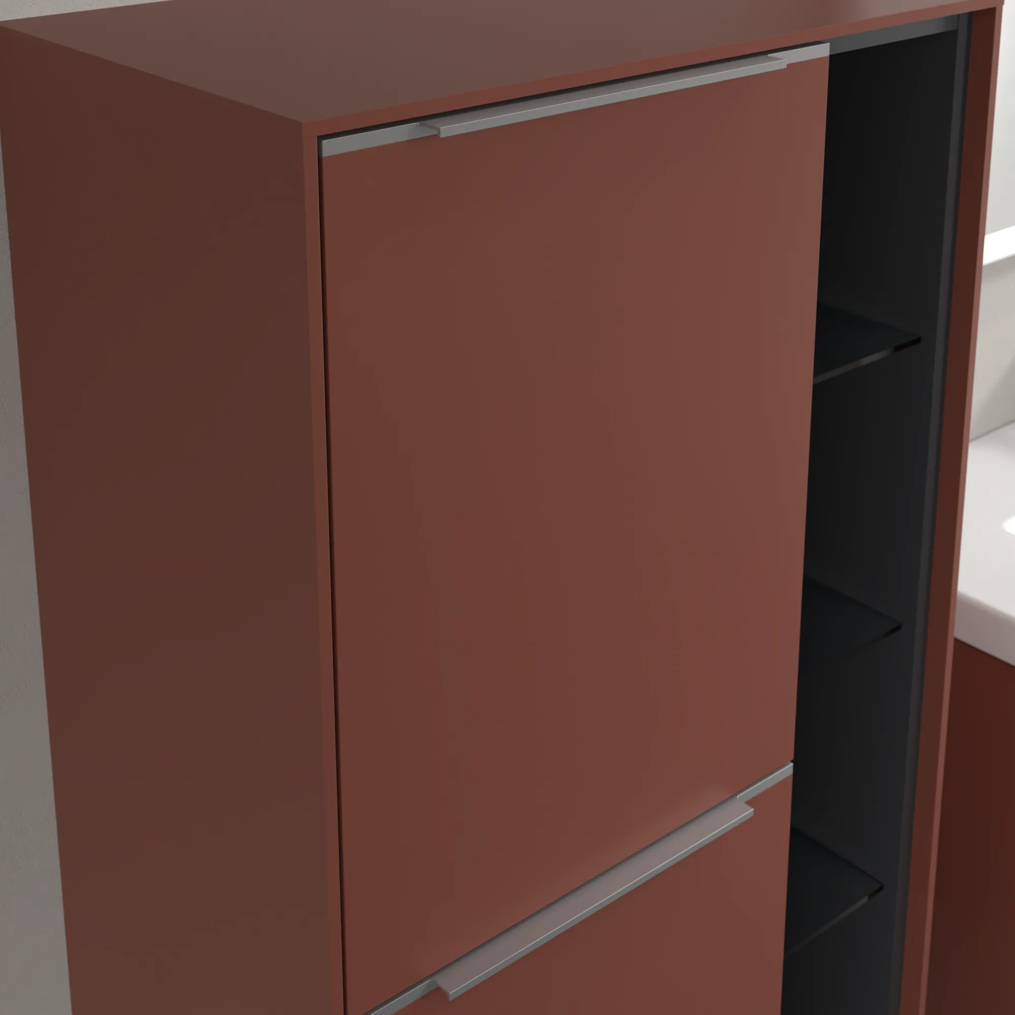 Villeroy & Boch Mittelschrank „Subway 3.0“ 57,4 × 120 × 36,2 × 36,2 cm 2 Türen, Anschlag (Scharnier) links, 2 Türen, Anschlag links Villeroy & Boch Mittelschrank „Subway 3.0“ 57,4 × 120 × 36,2 × 36,2 cm 2 Türen, Anschlag (Scharnier) links, 2 Türen, Anschlag links