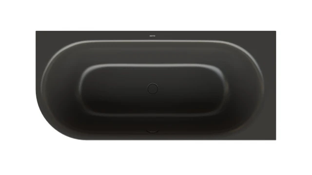 Bette oval Badewanne „BetteLux Oval V Silhouette“ 175 × 80 cm in Anthracite