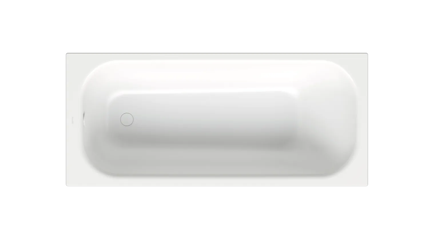 Bette Badewannen Einbauwanne Renner BW Edelweiß 1700x750 mm Rechteck 30 mm Randhöhe 1-Sitzer Bade-Duschkombination glasierter Titan-Stahl