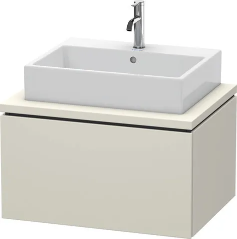 Duravit Waschtischunterschrank wandhängend „L-Cube“ 72 × 40 × 54,7 cm Taupe Matt
