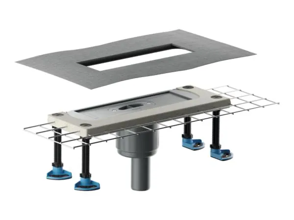 Ablaufgehäuse CeraFlex senkrecht, DN 50 Ablaufgehäuse CeraFlex senkrecht, DN 50