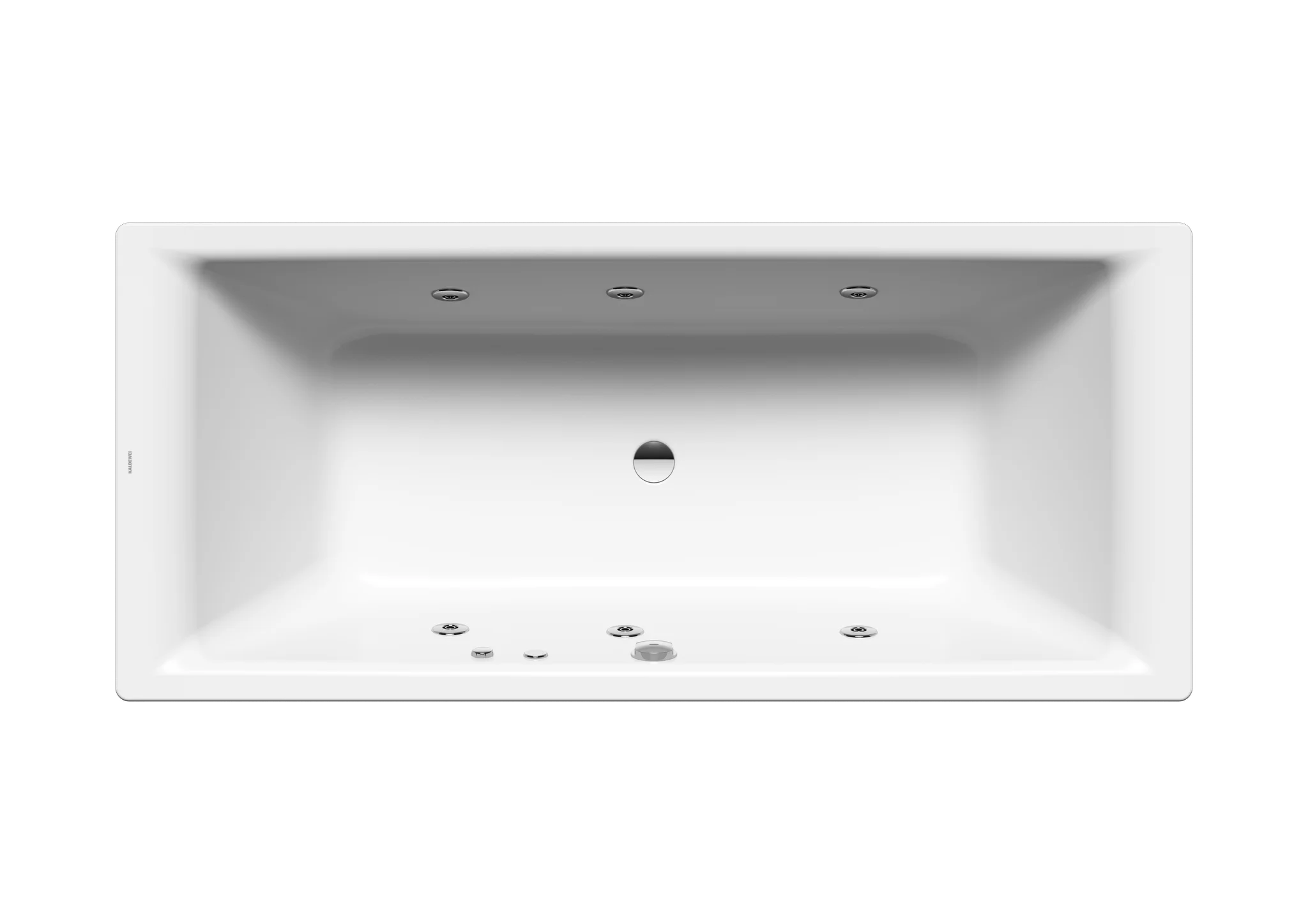 Kaldewei PURO NEXT DUO Whirlwanne, 1800x800 mm, alpinweiß, Perl-Effekt, Aquamassage BODY, rechts