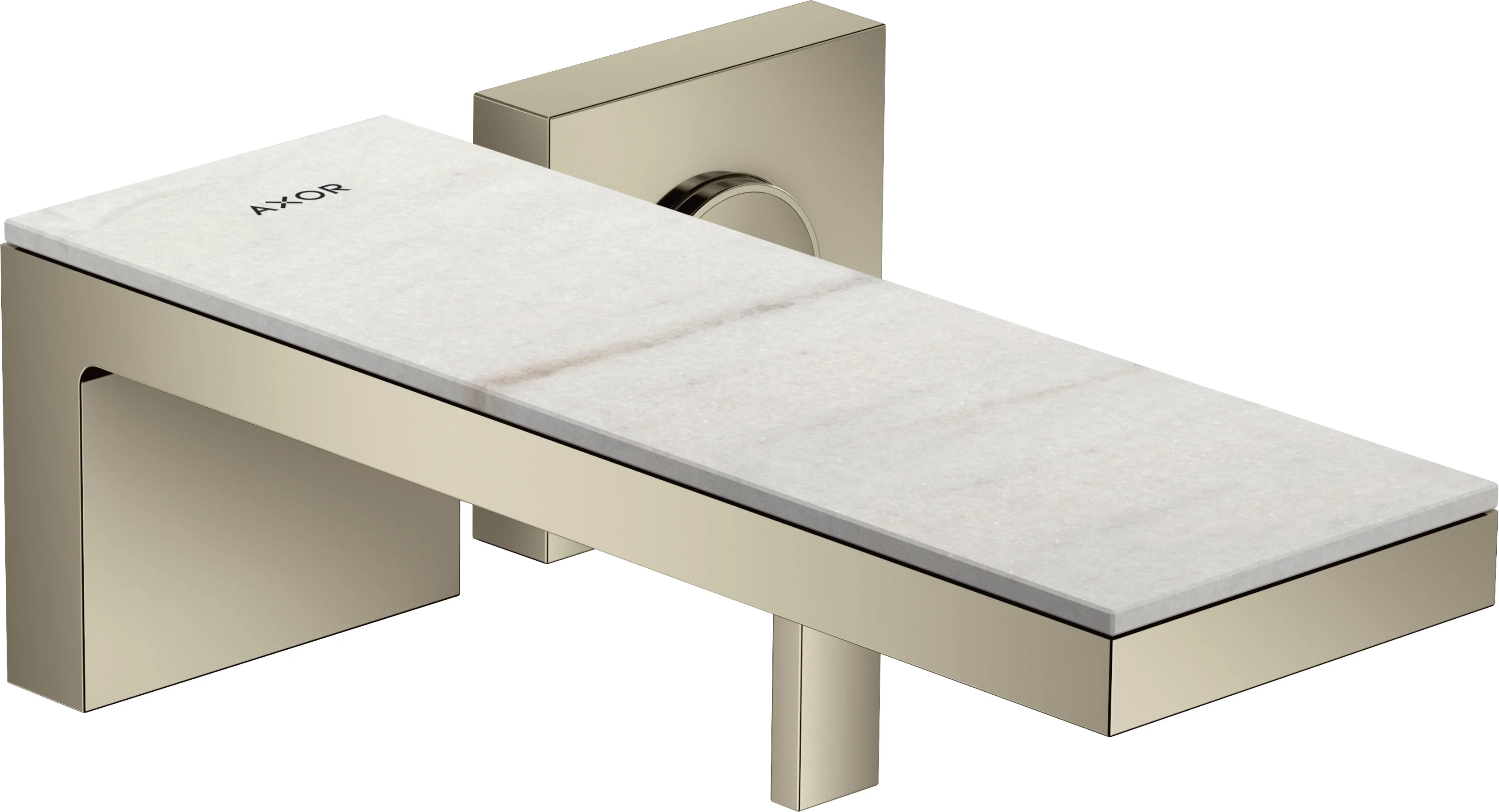 Hansgrohe AXOR MyEdition Platte 245 mm Marmor Lasa Covelano Vena Oro abnehmbar Hansgrohe AXOR MyEdition Platte 245 mm Marmor Lasa Covelano Vena Oro abnehmbar