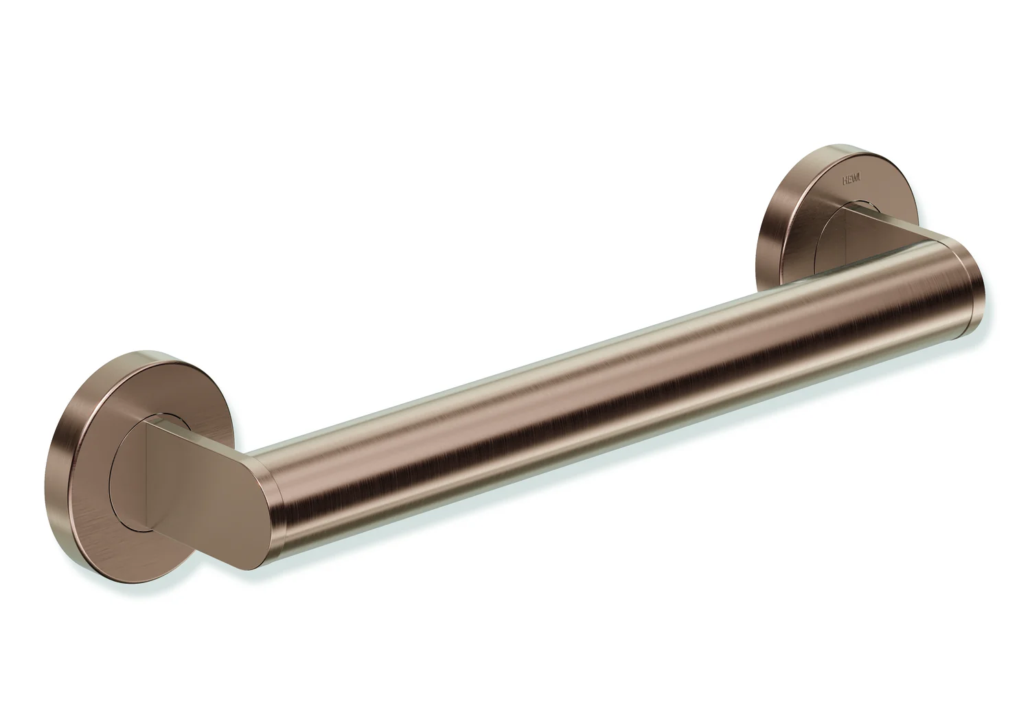HEWI Haltegriff System 900, Edelstahl PVD kupfergebürstet, Achsmaß 305 mm, Tiefe 70 mm, Stangendurchmesser 32 mm